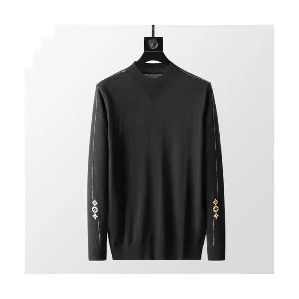 Louis vuitton Mens Casual Wool Sweaters Black - 루… - 1