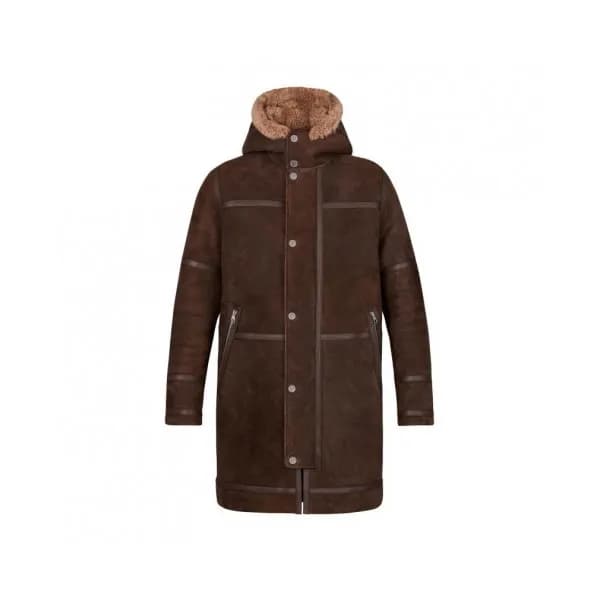 Louis vuitton Mens Logo Leather Coats Brown - 루이비… - 1