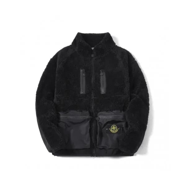 Stone Island Mens Basic Casual Jackets Black - 스… - 1