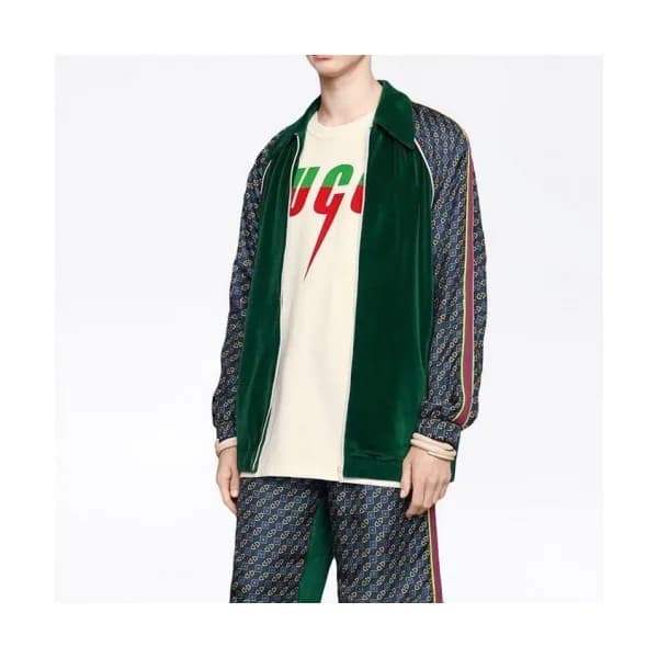 Gucci Mens Logo Casual Tshirts Green - 구찌 2021 남성… - 1