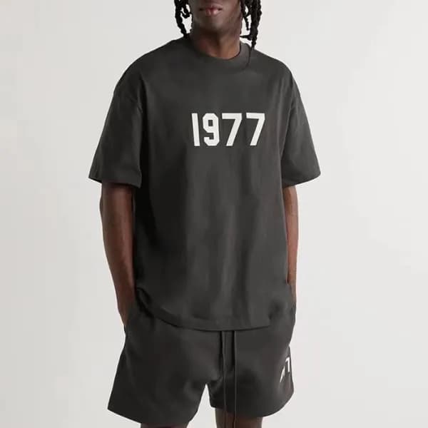 피어오브갓 남성 블랙 크루넥 반팔티 - Mens Black Tshirts - fea0390… - 1