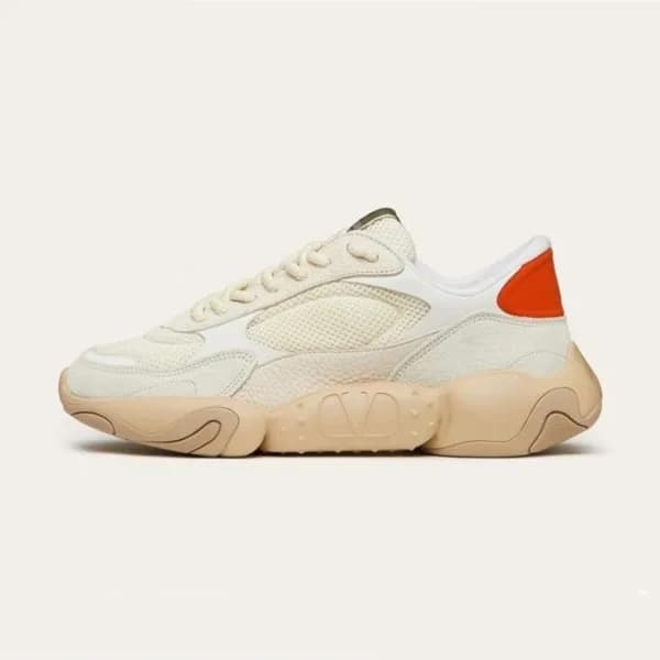 발렌티노 남성 트렌디 화이트 스니커즈 - Mens White Sneakers - val02… - 1