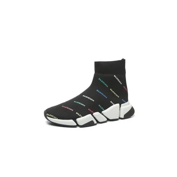 발렌시아가 남/녀 클래식 블랙 스니커즈 - Unisex Black Sneakers - ba… - 1