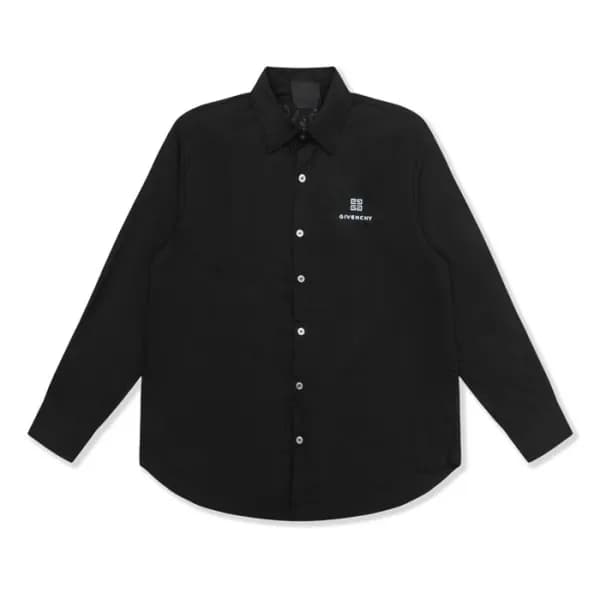 지방시 남성 모던 블랙 셔츠 - Mens Black Tshirts - giv0706x - 1