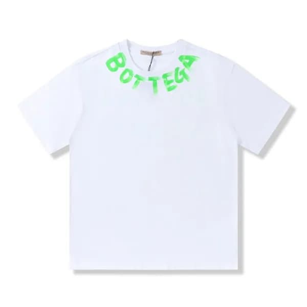 보테가 남성 크루넥 화이트 반팔티 - Mens White Tshirts - bot0308x - 1