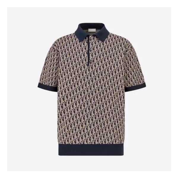 디올 남성 네이비 폴로 반팔티 - Mens Navy Tshirts - dio01860x - 1