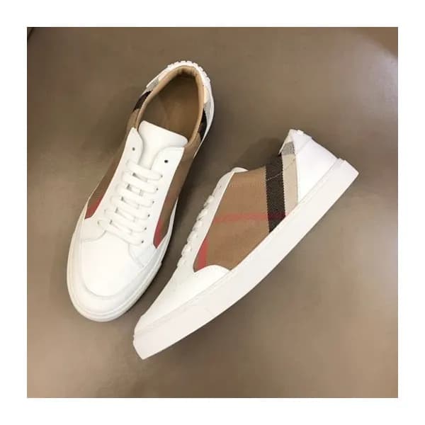 버버리 남성 빈티지 카멜 스니커즈 - Mens Camel Sneakers - bur0439… - 1