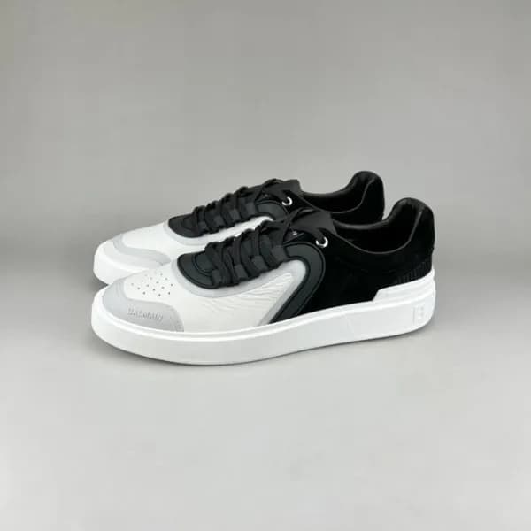 발망 남성 트렌디 화이트 스니커즈 - Mens White Sneakers - bam0176… - 1