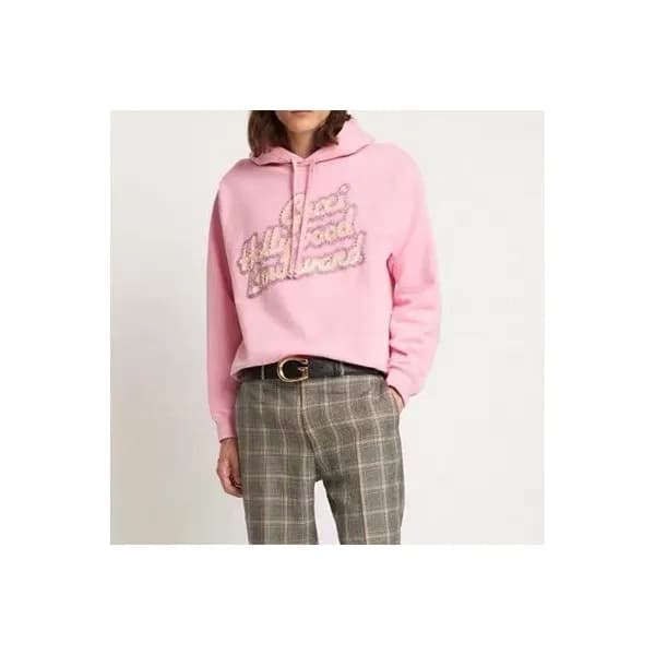 구찌 남/녀 트렌디 핑크 후드티 - Gucci Unisex Pink Hoodie - gu… - 1