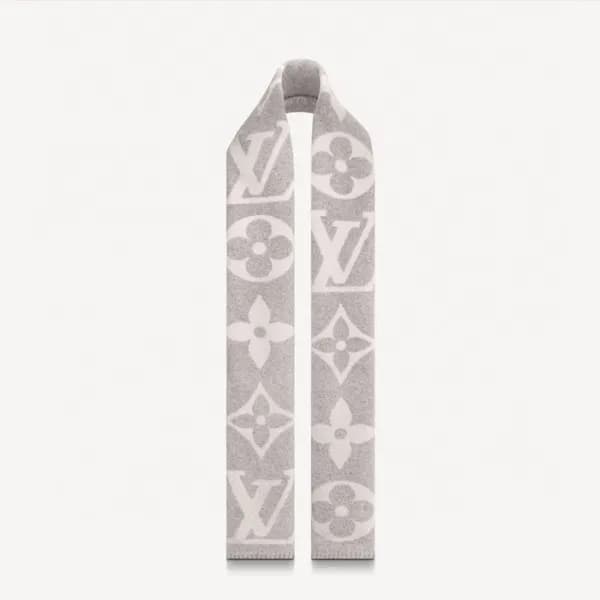 루이비통 남/녀 그레이 머플러 - Louis vuitton Unisex Gray Muffl… - 1