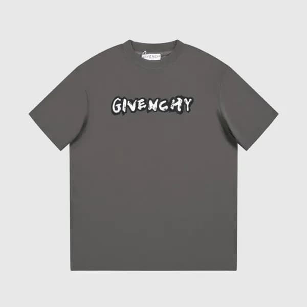 지방시 남성 크루넥 그레이 반팔티 - Givenchy Mens Gray Short Slee… - 1
