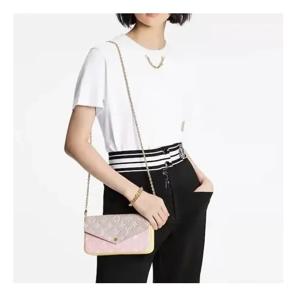 루이비통 여성 핑크 폰백 - Louis vuitton Womens Pink Phone Ba… - 1