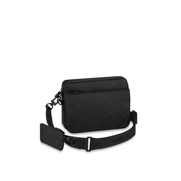 루이비통 남성 블랙 메신저백 - Louis vuitton Mens Black Cross B… - 1