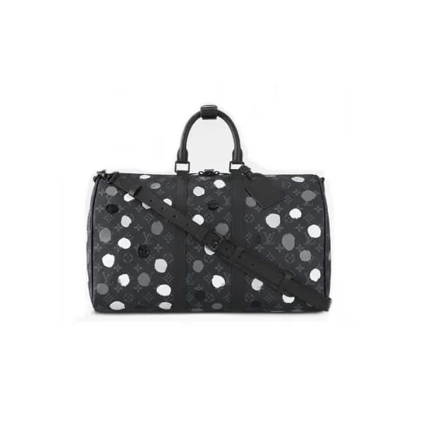 루이비통 남성 블랙 키폴 - Louis vuitton Mens Black Keepall -… - 1