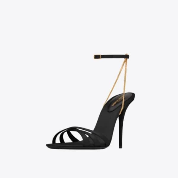 입생로랑 여성 블랙 하이힐 - Saint Laurent Womens Black High-h… - 1