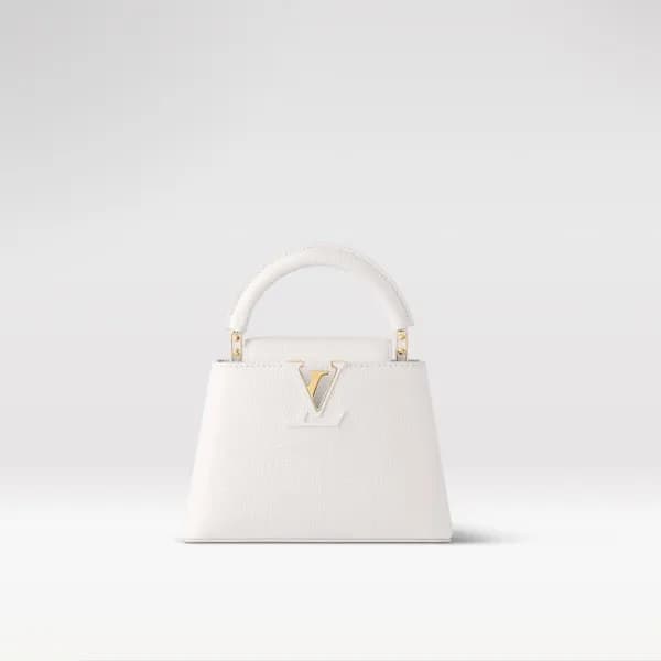 루이비통 여성 화이트 카푸신 - Louis vuitton Womens White Capuc… - 1