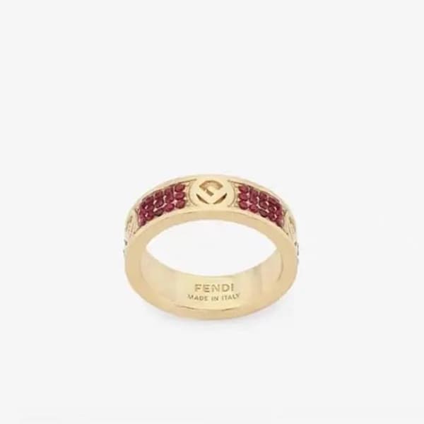 펜디 여성 골드 반지 - Fendi Womens Gold Ring - acc589x - 1