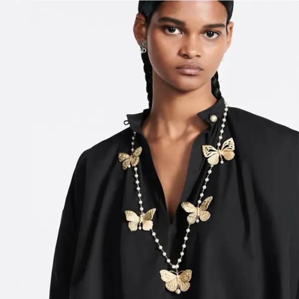 디올 여성 골드 목걸이 - Dior Womens Gold Necklace - acc1373… - 1