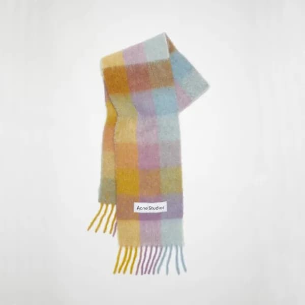 아크네 남/녀 퍼플 머플러 - Acne Unisex Purple Muffler - acc1… - 1