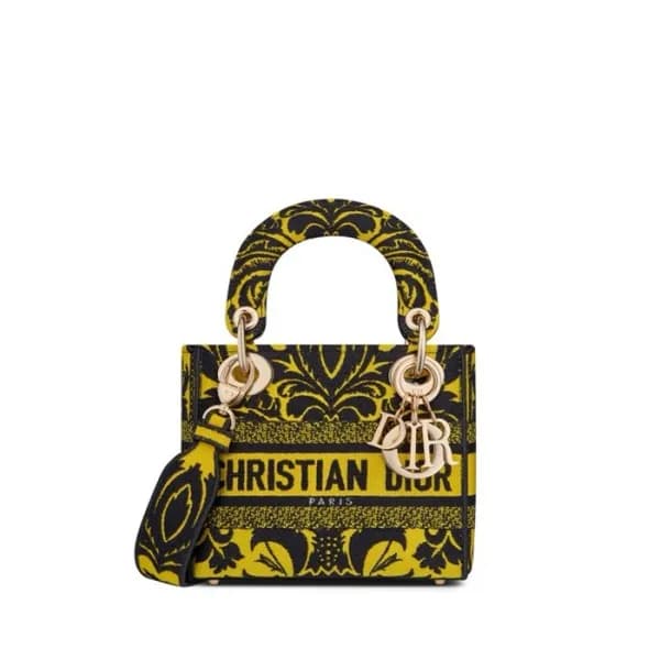 디올 여성 옐로우 레이디 백 - Dior Womens Yellow Lady Bag - di… - 1