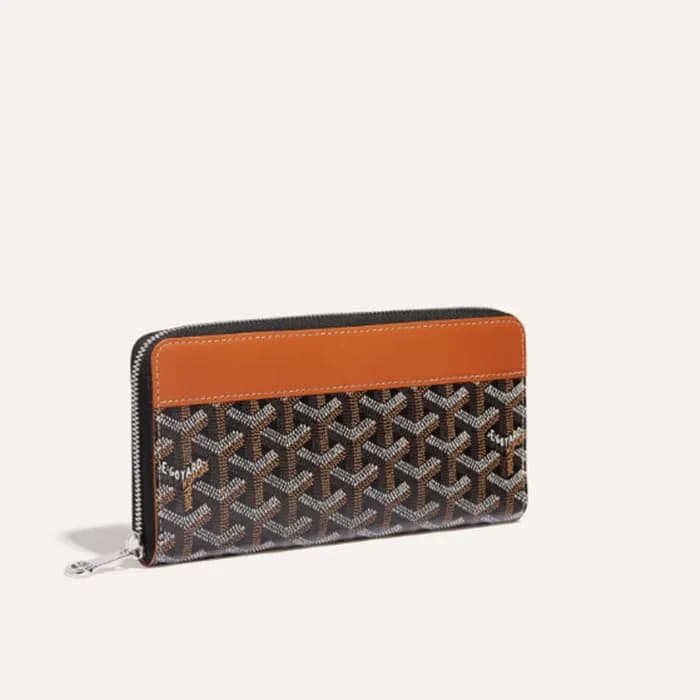 고야드 남/녀 마티뇽 블랙 탄 지갑 GM - Goyard Unisex Matignon Lo… - 1