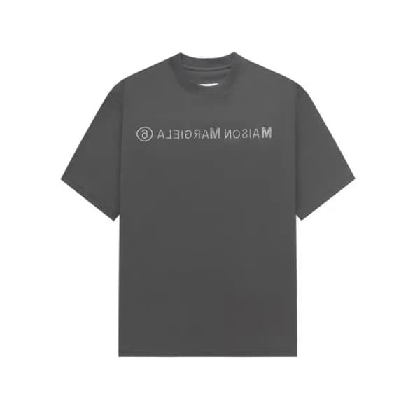 메종 마르지엘라 남/녀 그레이 반팔 티셔츠 - Maison Margiela Unisex G… - 1