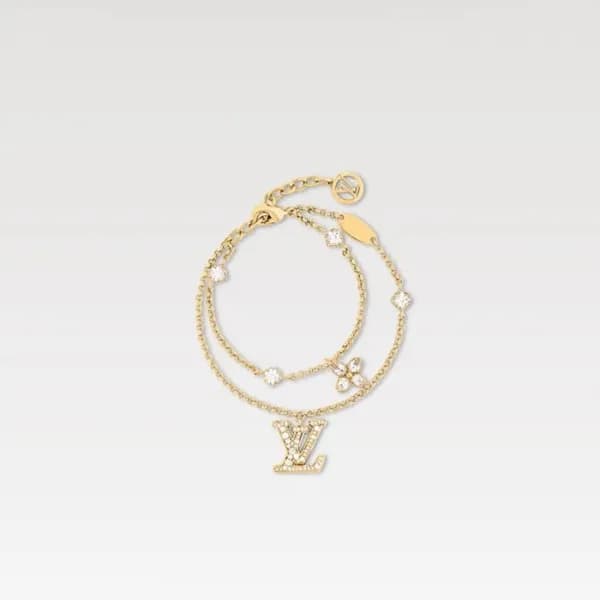 루이비통 여성 골드 팔찌 - Louis vuitton Womens Gold Bangle -… - 1
