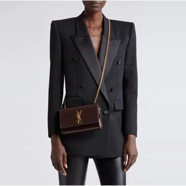 입생로랑 여성 브라운 케이트 백 - Saint Laurent Womens Kate Bag … - 1