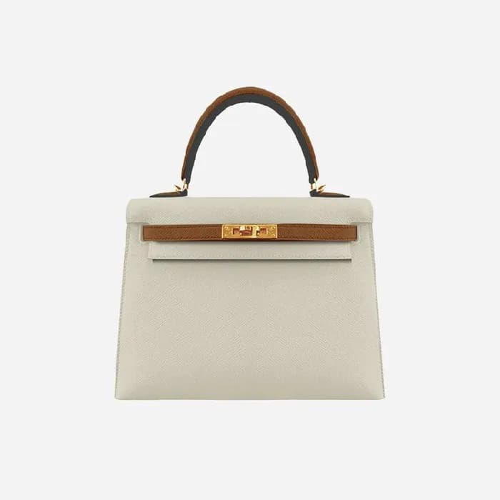 에르메스 여성 켈리백 25 Gold/Carie - Hermes Womens Kelly B… - 1