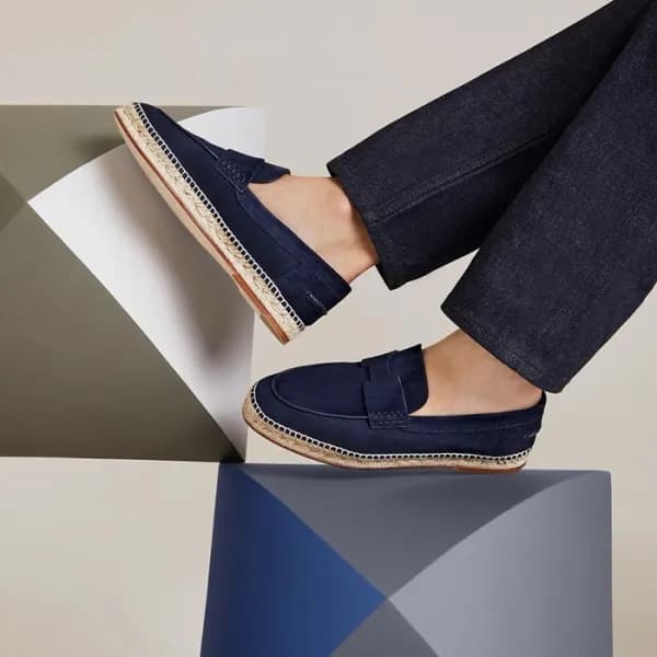 에르메스 남/녀 트립 에스파듀 - Hermes Unisex Trip Loafers - he… - 1