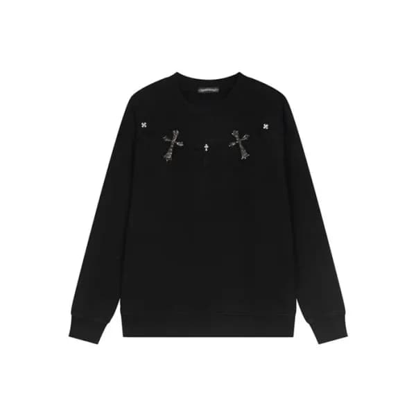 크롬하츠 남성 라운드 맨투맨 - Chrome Hearts Mens Round Tshirt … - 1
