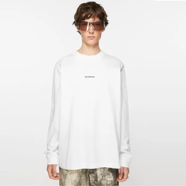 아크네 남성 크루넥 긴팔티 - Acne Mens Round Tshirt - anc3396x - 1