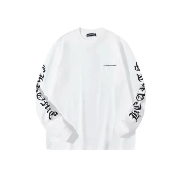 크롬하츠 남성 라운드 긴팔티 - Chrome Hearts Mens Round Tshirt … - 1