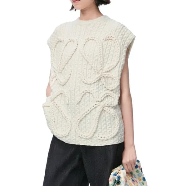 로에베 여성 라운드 베스트 - Loewe Womens Round Best - loc4860… - 1