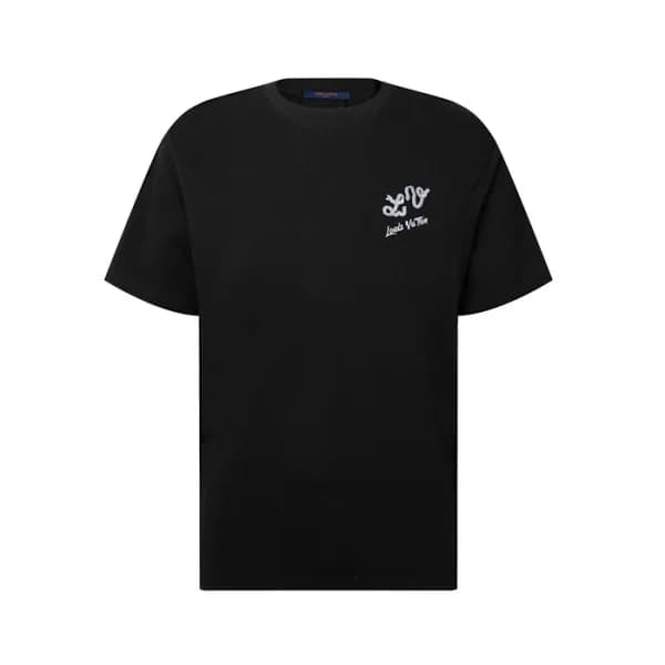 루이비통 남성 라운드 반팔 티셔츠 - Louis vuitton Mens Round Tshi… - 1