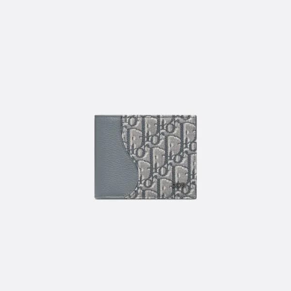디올 남성 오블리크 반지갑 - Dior Mens Oblique Wallet - diw297… - 1