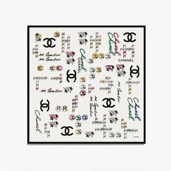 샤넬 여성 실크 스카프 - Chanel Womens Silk Scarf - acc4457x - 1