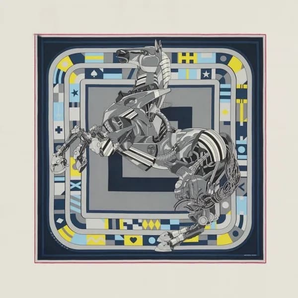 에르메스 남성 실크 스카프 - Hermes Mens Silk Scarf - acc5403x - 1