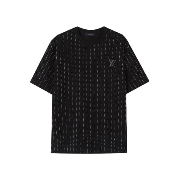 루이비통 남성 라운드 반팔 티셔츠 - Louis vuitton Mens Round Tshi… - 1