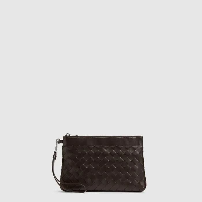 보테가베네타 남성 인트레치아토 프리즘 파우치 - Bottega Veneta Mens Int… - 1