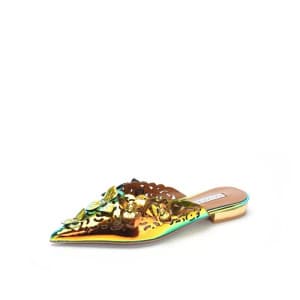 아쿠아주라 여성 플라워 뮬 - Aquazzura Womens Flower Mules - a…