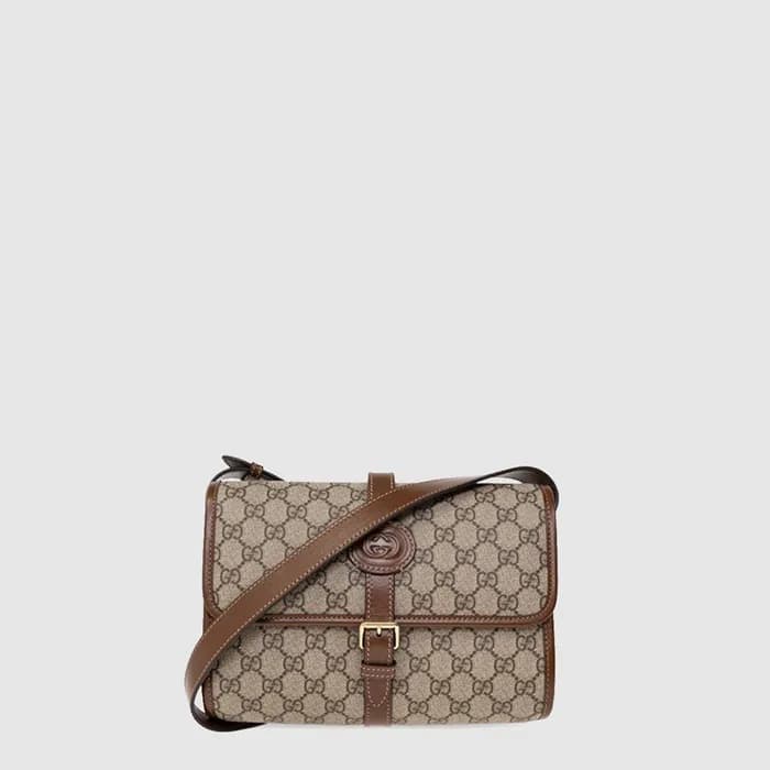 구찌 남성 GG 인터로킹 숄더백 - Gucci Mens GG Interlocking Sho… - 1