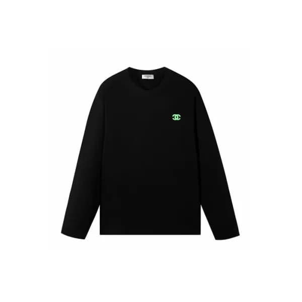 샤넬 남성 라운드 긴팔티 - Chanel Mens Round Tshirt - chc8377… - 1