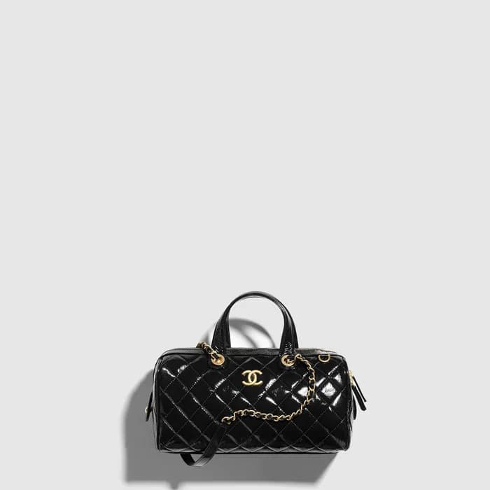 샤넬 여성 라지 볼링 백 - Chanel Womens Large Bowling Bag - … - 1