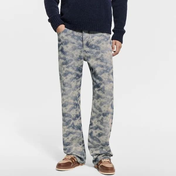 루이비통 남성 트렌디 청바지 - Louis vuitton Mens Trendy Jeans … - 1