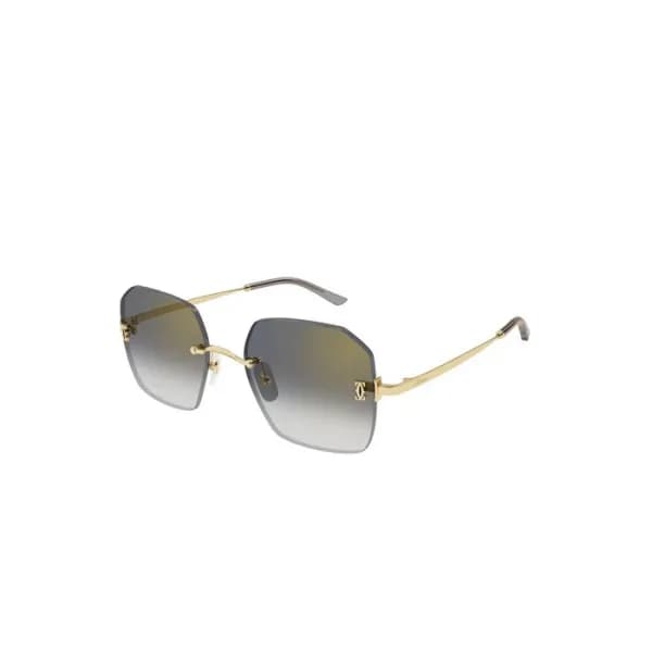 까르띠에 남성 프리미엄 메탈 프레임 선글라스 - Cartier Mens Premium Me… - 1
