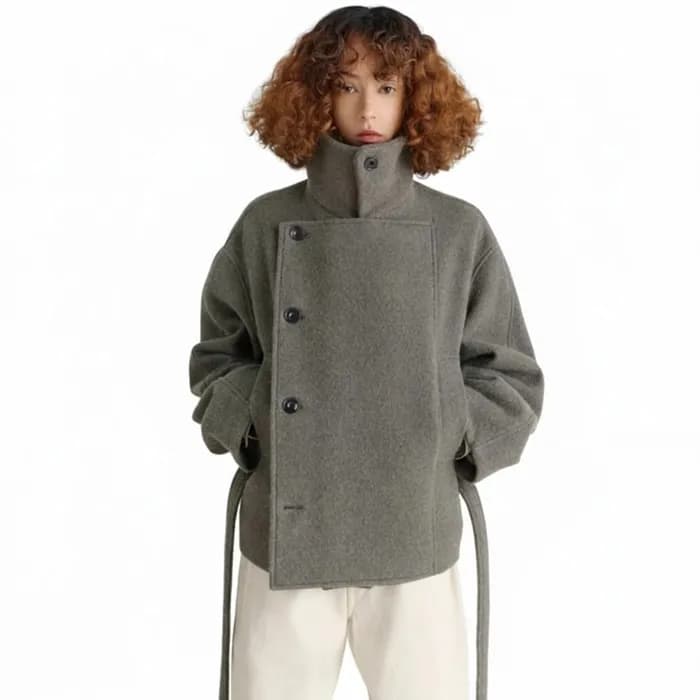 르메르 여성 아이콘 코트 - Lamaire Womens Icon Coat - mac1334… - 1