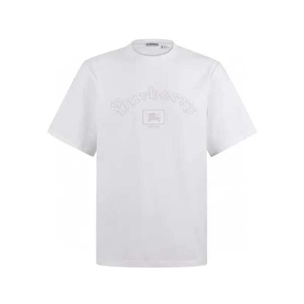 버버리 남성 라운드 반팔 티셔츠 - Burberry Mens Round Tshirt - b… - 1