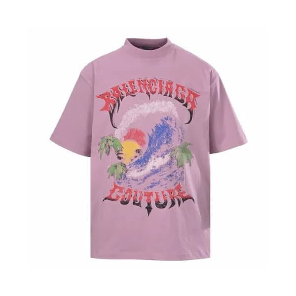 발렌시아가 남성 라운드 반팔 티셔츠 - Balenciaga Mens Round Tshirt… - 1