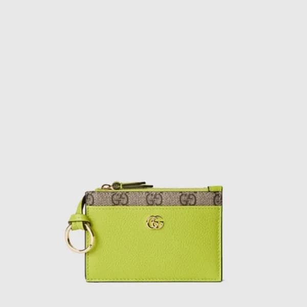 구찌 여성 GG 마몽 지퍼 카드 지갑 - Gucci Womens GG Marmont Zip… - 1